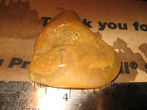 crowley ridge rock agate pattern fortified not polished  oz 1.53  2x13/4 x 5/8 - Picture 1 of 3