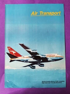 QANTAS Airways Anzeige Boeing 747SP schließt Flugtests ab 11 Zoll x 8 Zoll - Bild 1 von 1