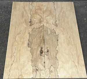 SALVAGED CURLY SPALTED HARD ROCK MAPLE DROP TOP, ECO-FRIENDLY TONEWOOD - Picture 1 of 7
