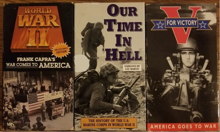 WORLD WAR II 2 WWII WW2 VHS BUNDLE Victory (1986-1997) 3 TAPES DOCUMENTARY - Image 1 of 1