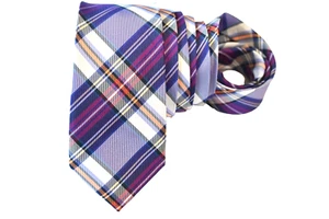 PENGUIN MEN'S TIE PURPLE/GEOMETRIC Width: 2.25" Length: 62" - Picture 1 of 3