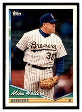 1994 Topps #159 MIKE FETTERS Milwaukee Brewers ~E6G