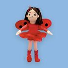 MerryMakers Ladybug Girl Plush Doll, 10-Inch, NEW and sealed 