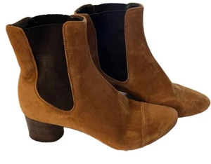Isabel Marant Danae Stiefeletten braun Wildleder Slipper Bootie Absatz 37 - Bild 1 von 10