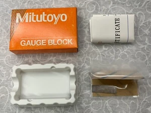 MITUTOYO .0201" Rectangular Steel Gage Gauge Block 611231-231 3L Made in JAPAN - Picture 1 of 4