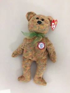 TY "Star 2000" Beanie Baby - 2000 "Speckles" Bär - neuwertig mit neuwertigem Etikett - Bild 1 von 9