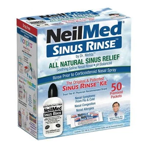 NeilMed Sinus Rinse Premixed Refill Packets 100 Each - Picture 1 of 3