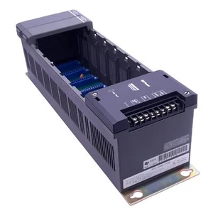 Texas Instruments 305-04B/05B PLC Rack w/ Controller, 120/240VAC In, 24VDC Out - Picture 1 of 7