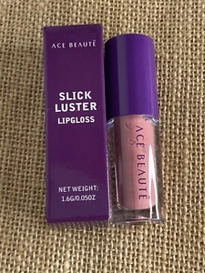 Ace Beaute Slick Luster Lip Gloss - Travel Deluxe Size READ - Picture 1 of 3