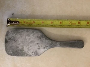 Butter Paddle Antique Vintage Aluminum Scoop Dough Bowl Kitchen Primitive Tool - Picture 1 of 4