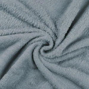 Soft Bamboo Terry Towelling Fabric Material - BLUE - Picture 1 of 1