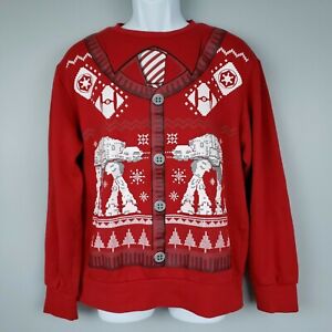 Disney Star Wars AT-AT Ugly Christmas Sweater Size Small Funny Holiday BNWT