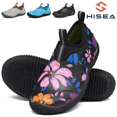 HISEA Women Garden Rain Clogs Waterproof Chores Mud Yard Gardening Working Shoes - Image 1 of 4