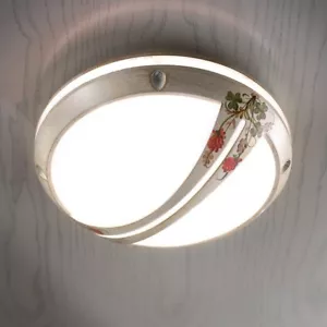 Plafoniera da soffitto per esterno classica in vetro decorata 1 luce FL-196 - Imagen 1 de 1