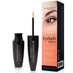 Essynaturals Eyelash Growth Serum - Premium Lash Serum - Fuller, Thicker Lashes - Picture 1 of 7
