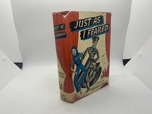 Just as I Feared Damaris Arklow 1941 1st ed HC DJ Book - Imagen 1 de 8