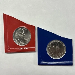 P&D Jefferson Nickels 2011 de juego como nuevo en plástico como nuevo con envío gratuito - Imagen 1 de 2