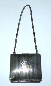 Antique Silver Plated Coin Purse c 1910-20 Small Initials E J 453 - Picture 1 of 4