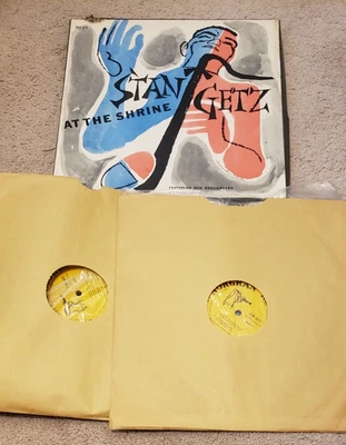 STAN GETZ AT THE SHRINE 2 LP SET MG N2000-2 JAZZ NORGRAN RECORDS MONO 50'S Foto 1 de 4