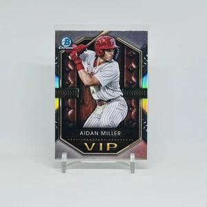 2025 Bowman Aidan Miller Chrome VIP Refractor Phillies #VIP-19 - Picture 1 of 2
