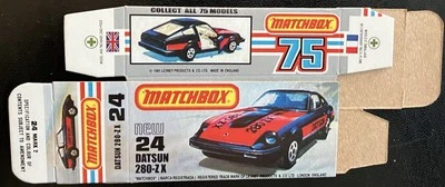 Matchbox Superfast #24 Datsun 280 ZX ‘77-‘82 Type L Repro Box  - Image 1 of 2