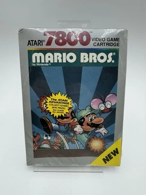 Atari 7800 Mario Bros. Factory Sealed With Hangar 1983 CX7850 - Image 1 of 4