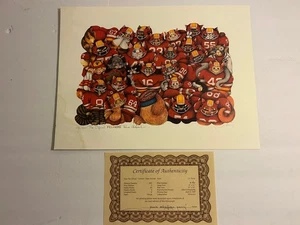 Rare Vintage "The Official 'Feliners' Team Portrait" by J.S.Perry 246/800 - Bild 1 von 16