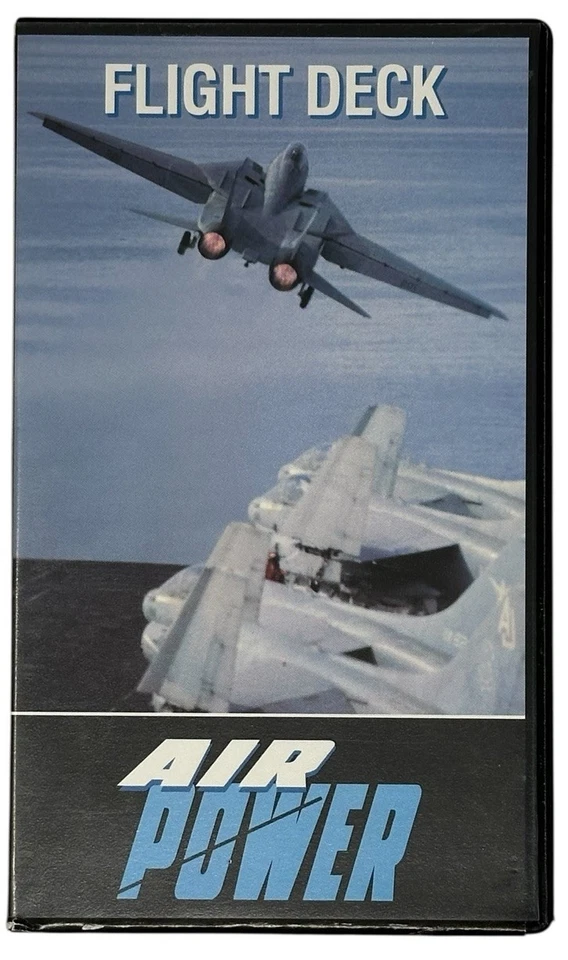 Time Life: FLIGHT DECK Air Power VHS Aviation Technology A6 Intruder F14 Tomcat - Image 1 of 3