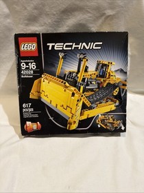 LEGO 42028 Technic Bulldozer New in Box Unopened Worn Box Retired