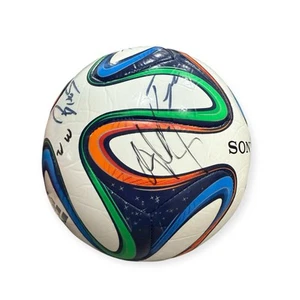 Autographed Signed 2014 World Cup Soccer Ball Team - 3 Autographs - Picture 1 of 2