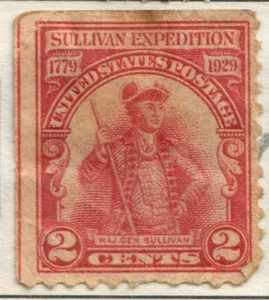 USA - 1929 The 150th Anniversary of the Sullivan Expedition in NY - 2 Cents - Picture 1 of 1