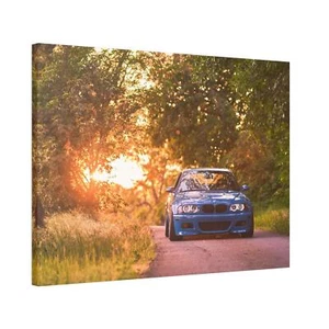 BMW Inspired E46 M3 High Resolution Museum Quality Horizontal Canvas Print - Picture 1 of 10