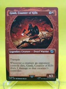 MTG Lord of the Rings Gimli, Counter of Kills Showcase #312 LOTR Magic - Picture 1 of 3