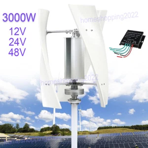 3KW Windturbinen-Generator mit 12V/24V/48V Power Windmill Hybird MPPT Laderegler - Bild 1 von 26