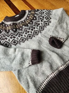 Vintage Woolrich Men's Wool Sweater Size Large Made In British Hong Kong - Picture 1 of 9