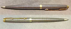 Penna stilografica Parker 75 Cisele ARGENTO STERLING MOLTO PULITA made in France - Foto 1 di 3