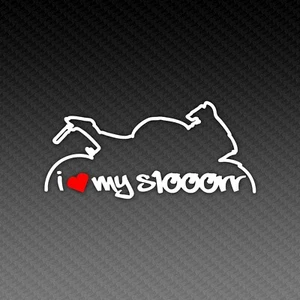 S1000RR Love Silhouette Motorrad Aufkleber Sticker Vinyl Decal 15x8cm - Picture 1 of 3