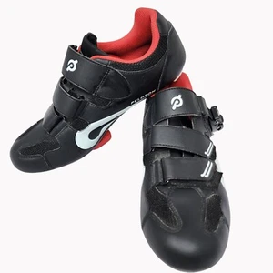 Peloton Cycling Shoes Size 42 Black With Red & White Accents For Peloton Bike - Picture 1 of 12
