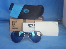 Costa Del Mar Sunglasses South Point Golden Pearl Blue Mirror 580P NEW