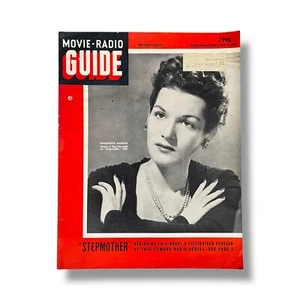 Movie Radio Guide May 1942 Charlotte Manson Cover WW2 Era Home Front - Picture 1 of 9