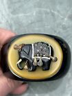 Vintage Bakelite Elephant Clamper Bracelet