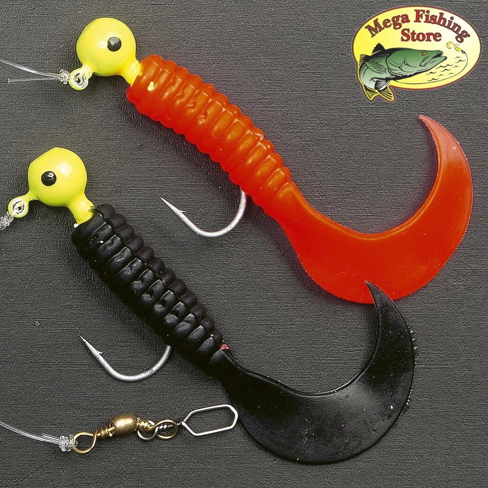 FLADEN Fishing Doppel Twister Vorfach System 1/0 - Dorsch Köhler Norwegen Köder - Bild 1 von 1