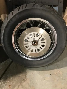 05 Suzuki s83 Boulevard INTRUDER VS1400 15" rear spoked wheel & brake rotor - Bild 1 von 13