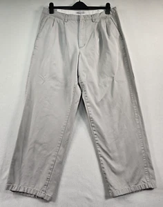Pantalone sportivo uomo Ermenegildo Zegna 36x27 beige vita alta piatto davanti gamba dritta - Foto 1 di 11