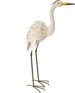 Reiher aus Metall - Storch Vogel Metallvogel - Dekofigur & Vogelscheuche - 78 cm - Bild 1 von 1