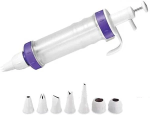 Cake Decorating Icing Tool – Fondant Piping Kit with Nozzles for Baking - Picture 1 of 6