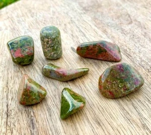 Unakite Tumbled Stone Reiki Yoga Gift Crystal Natural Gemstone - Picture 1 of 5