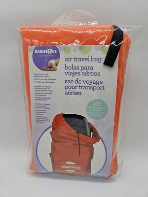 Bolsa de viaje aérea Babies R Us Gear Check 49 pulgadas x 21 x 13 en naranja - Nueva  Foto 1 de 3