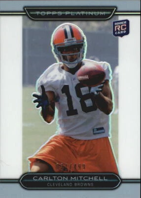 2010 Topps Platinum Rookie White Refractors #61 Carlton Mitchell /499 - NM-MT - Image 1 of 2