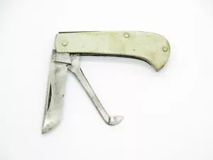 Vintage Ulster Dwight Divine & Sons Metal Handle Folding Pocket Knife - Picture 1 of 10